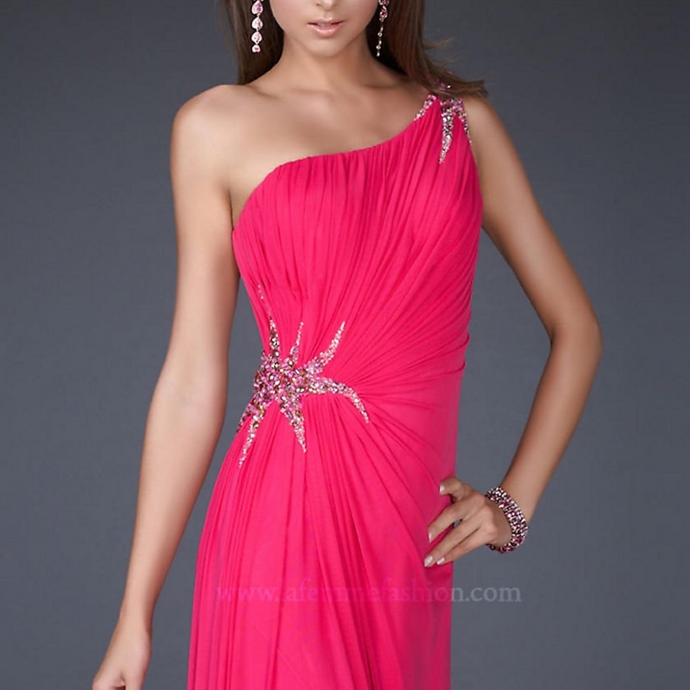 Pink La Femme Dress Prom 16141